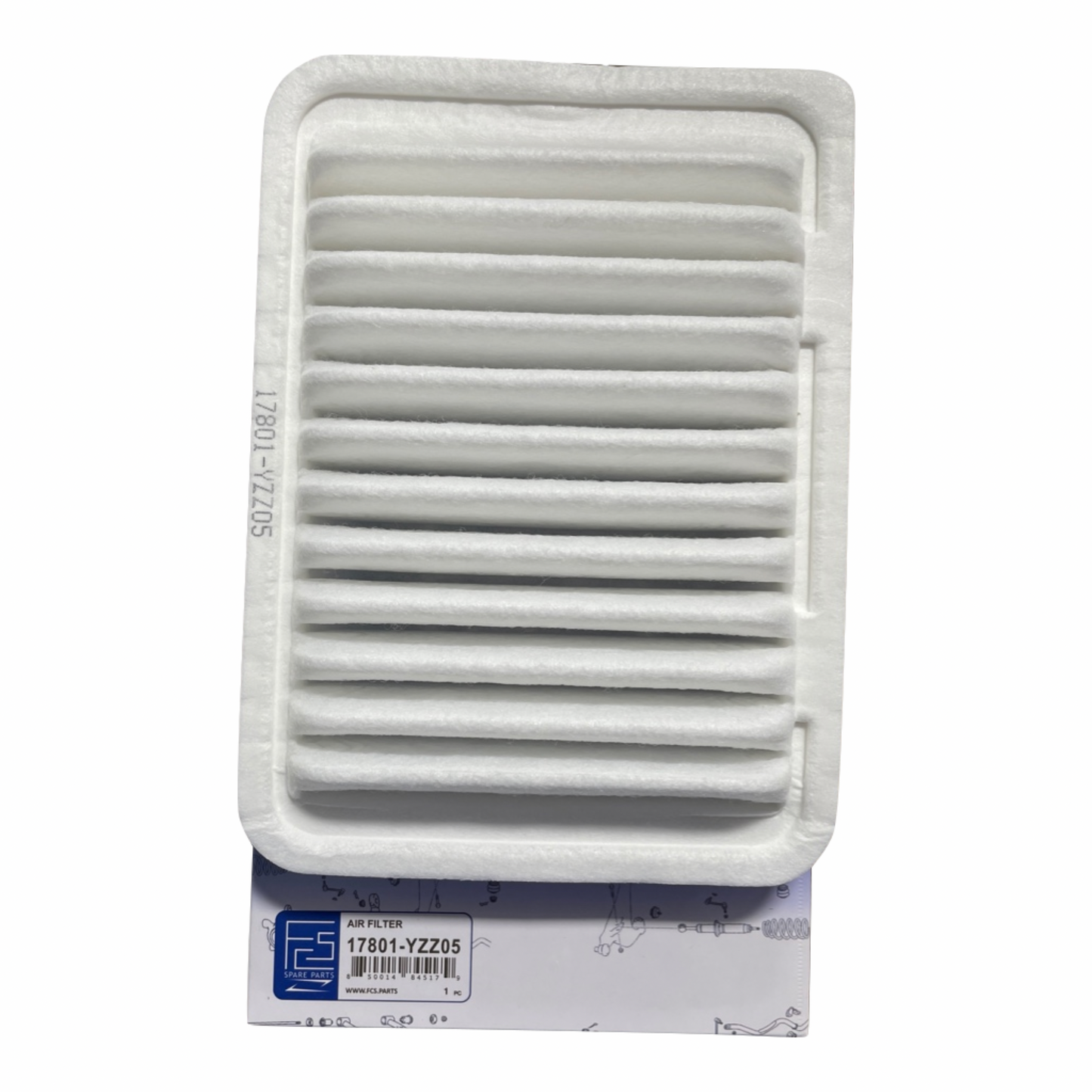 Engine Air Filter – FCS4536 – Replaces Toyota 17801‑YZZ05 / 17801‑0T030 / 17801‑21050 – Fits Corolla / RAV4 / Matrix / Yaris / Scion (2005–2019)
