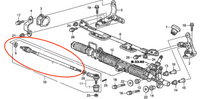 Inner Tie Rod (Steering Rack End) – FCS 3274185 – Replaces Honda 53521‑SCV‑A01 – Fits Element 2003–2011