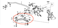 Front Lower Control Arm – Right (RH) – FCS 3274291 – Replaces Honda 51350‑SCV‑A03 – Fits Element 2003–2011