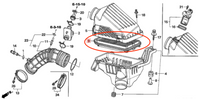 Engine Air Filter – FCS4048 – Replaces Honda 17220‑RRA‑A00 – Fits Civic / Element 2006–2011